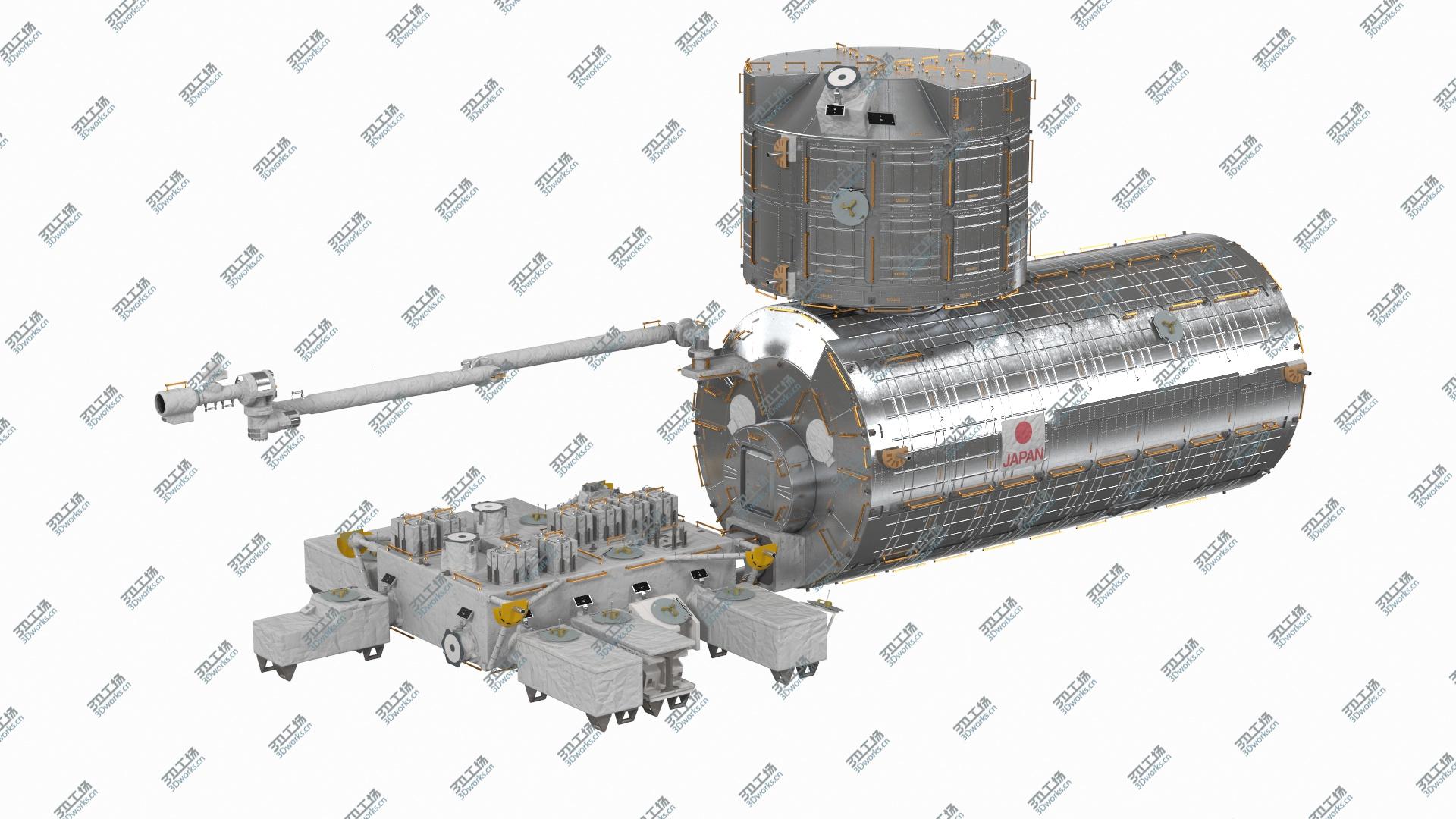 images/goods_img/20210313/3D model ISS JEM Science Module Kibo Rigged/4.jpg